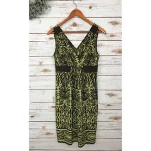 B.calm GREEN SLEEVELESS DRESS SIZE 10